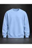 Buz Mavisi Basic Sweatshirt