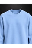 Buz Mavisi Basic Sweatshirt