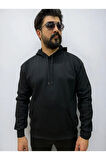  Kapşonlu Erkek Sweatshirt Oversize