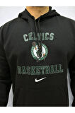 Kapşonlu Ön Baskılı Erkek Sweatshirt Oversize