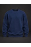 Lacivert Basic Sweatshirt