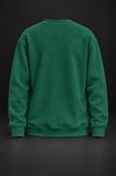 Koyu Yeşil Basic Sweatshirt