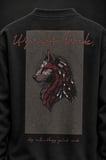 Kurt Baskılı Siyah Sweatshirt