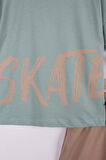 Erkek Çocuk Skate Yazılı Kısa Kollu Şortlu Takım