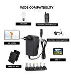 UNIVERSAL SY-668 30W 3A TABLET MODEM DİZÜSTÜ PC ŞARJ ADAPTÖRÜ 6DC