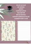 20x30 CM (A4) 80 YAPRAK ÇİZGİLİ KARTON KAPAK TELLİ DEFTER BEYAZ SAYFALI KOPARTILABİLİR SAYFALAR