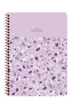 KARELİ 16x22 CM 80 YAPRAK PLASTİK KAPAK TELLİ DEFTER 60 GRAM BEYAZ SAYFA TERAZZO