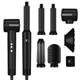 7 Başlıklı İyonik Saç Şekillendirici Saç Kurutma Fön Makinası 7in1 Multi Styler 110000 RPM 1400W 