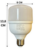Sylvania 18W 3000K (Sarı Işık) E27 Duylu Torch Ampul (8 Adet)