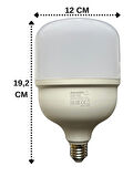 (3 Adet) Sylvania 37W 3000K (Sarı Işık) E27 Duylu (Kalın Duy) Torch Led Ampul