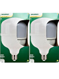 (2 Adet) Sylvania 45W 3000K (Sarı Işık) E27 Duylu (Kalın Duy) Torch Led Ampul 