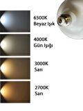 (10 Adet) Sylvania 45W 6500K (Beyaz Işık) E27 Duylu (Kalın Duy) Torch Led Ampul