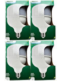 (4 Adet) Sylvania 45W 6500K (Beyaz Işık) E27 Duylu (Kalın Duy) Torch Led Ampul
