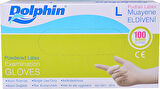 DOLPHİN LATEKS MUAYENE ELDİVENİ PUDRALI L BEDEN