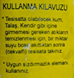 SU SAATİ ÇEKVALFİ SARI 3/4