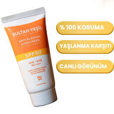 Sultan Yeşil Natural Cosmetics LEKE KARŞITI ULTRA KORUMA GÜNEŞ KREMİ