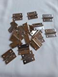 Klasik Menteşe 20 Adet Nikel 20x25 mm Kutu ve Sandık Menteşesi Hobi Maket