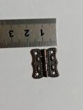 4 Adet Oksit Papatya Menteşe ve Vidaları 20x20 mm Kutu ve Sandık Menteşesi Hobi Maket