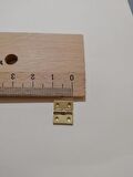 4 Adet Mini Tavla Menteşe 10x11 mm
