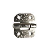 Stoplu Menteşe 10 Adet Nikel 30x33 mm Kutu ve Sandık Menteşesi Hobi Maket
