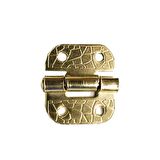 Stoplu Menteşe 10 Adet Sarı 30x33 mm Kutu ve Sandık Menteşesi Hobi Maket