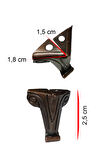 Moda 12 Adet Oksit 2,5 cm Sandık Kutu Ayak