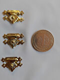 Tavla Klipsi Sarı 10 Adet 26x17 mm Kutu ve Kapak Kilit