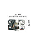 Yaylı Klips Nikel 4 Adet 20x30 mm Kutu Kapak ve Sandık Kilit