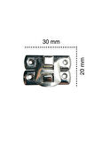 Yaylı Klips Nikel 10 Adet 20x30 Mm Kutu Kapak ve Sandık Modelleri İçin Hobi Ürünü