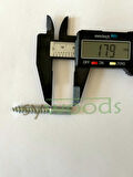 KONİK SEHPA AYAK VİDASI M8 TRİFON SAPLAMA VİDA 5X80 MM 10 ADET