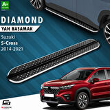 S-Dizayn Suzuki SX4 2 S-Cross Diamond Krom Yan Basamak 173 Cm 2014-2021 A+ Kalite