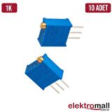 1K 3296W Trimpot 10 Adet