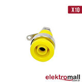 4mm Korumalı Sarı Born Jack - 10 Adet