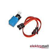 DHT11 Kablolu Nem-Isı-Sıcaklık Sensör Modülü