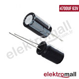 4700 UF 63V Elektrolitik Kondansatör