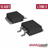 L78M12 12V 1.5A DPAK Smd Regülatör-10 Adet