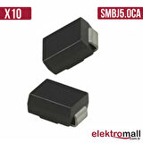 SMBJ5.0CA DO214AA 5V 600W TVS Diyot - 10 Adet