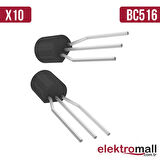 BC516 TO-92 Transistör PNP 30V 1A - 10 Adet