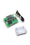 W1209 Dijital Termostat Sıcaklık Kontrol Devresi Sensörlü + W1209 Termostat İçin Pleksi Kutu