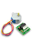28 BYJ-48 Redüktörlü Step Motor ve ULN2003A Step Motor Sürücü Kartı