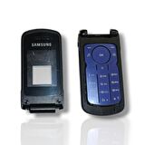 Samsung M2310 Kasa Samsung Galaxy M2310 Uyumlu Siyah Renk Orta Kasa Ön Arka Kapak Tuş Takımı