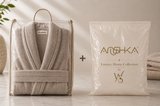 Özdilek Unisex Bornoz + ANUSHKA Fermuarlı Saklama Kılıfı | %100 Pamuk | Yumuşak ve Yüksek Su Emici | Otel Kalitesinde | Hediye Kılıf Dahil