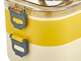 Yeni Nesil Sefer Tası / Lunch Box / Beslenme Kabı / Saklama Kutusu / Paslanmaz Çelik / 1300 ML