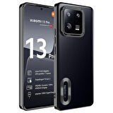 Xiaomi Mi 13 Pro Uyumlu Kılıf Kamera Korumalı Logo Gösteren Omega Kapak
