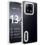 Xiaomi Mi 13 Pro Uyumlu Kılıf Kamera Korumalı Logo Gösteren Omega Kapak