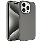 iPhone 15 Pro Uyumlu Kılıf İç Yüzeyi Kadife LSR Lansman Kapak