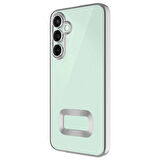Galaxy S24 FE Kılıf Kamera Korumalı Logo Gösteren Omega Kapak