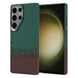 Galaxy S25 Ultra Uyumlu Kılıf Magsafe Şarj 1,5 mm Karbon Fiber Görünümlü Nekst Kapak