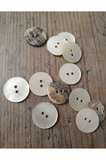 Doğal Hakiki Düğme 44 Boy 28 Mm/6 Adet