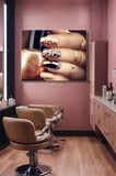 Dekoratif Yatay Kanvas Tablo Tekli Kuaför Güzellik Salonu Makyaj Nail Art Manikür 1067